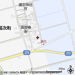 滋賀県長浜市湯次町92周辺の地図