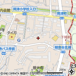 神奈川県横浜市泉区岡津町201周辺の地図