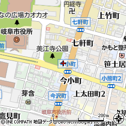 岐阜信用金庫美江寺支店周辺の地図