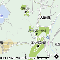 神魂神社周辺の地図