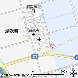 滋賀県長浜市湯次町86周辺の地図