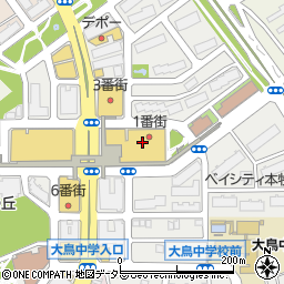 丸惣　マイカル本牧店周辺の地図