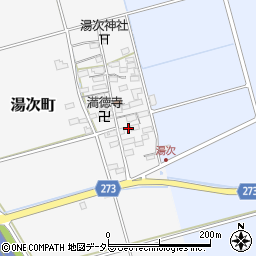 滋賀県長浜市湯次町87周辺の地図