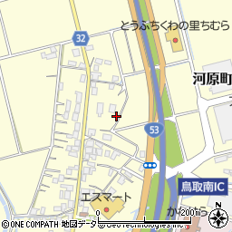 鳥取県鳥取市河原町布袋周辺の地図