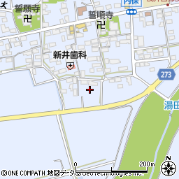 滋賀県長浜市内保町1424周辺の地図