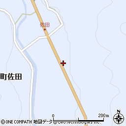 兵庫県豊岡市但東町佐田629周辺の地図