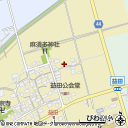 滋賀県長浜市益田町751周辺の地図