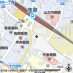 千葉県茂原市高師705-2周辺の地図