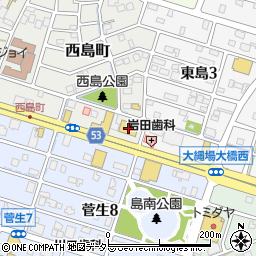 タイヤ館岐阜北周辺の地図