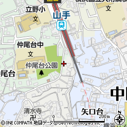 リパーク横浜山手駅前駐車場周辺の地図