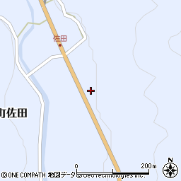兵庫県豊岡市但東町佐田630-3周辺の地図