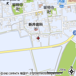 滋賀県長浜市内保町1430周辺の地図