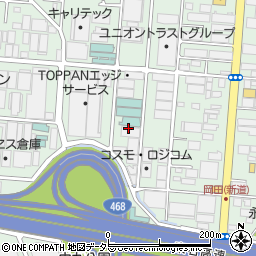 神奈川県厚木市岡田3丁目6周辺の地図
