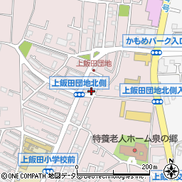 神奈川県横浜市泉区上飯田町2113-4周辺の地図