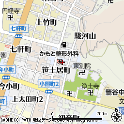 岐阜県岐阜市笹土居町周辺の地図