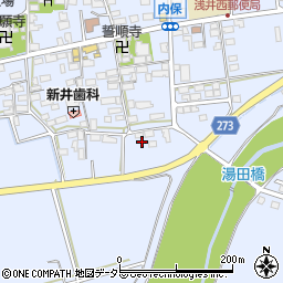 滋賀県長浜市内保町1105周辺の地図