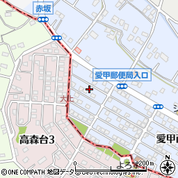 神奈川県厚木市愛甲西2丁目22周辺の地図