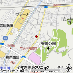 島根県安来市安来町1354周辺の地図
