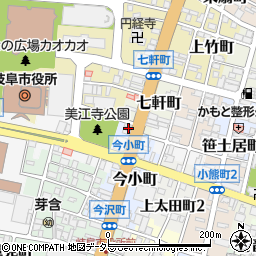 岐阜県岐阜市今小町14周辺の地図