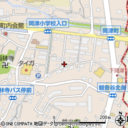 神奈川県横浜市泉区岡津町166周辺の地図