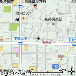 岐阜県可児市下恵土1106周辺の地図