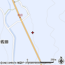 兵庫県豊岡市但東町佐田663周辺の地図