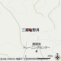 岐阜県恵那市三郷町野井周辺の地図