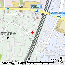 ラフィア東戸塚周辺の地図