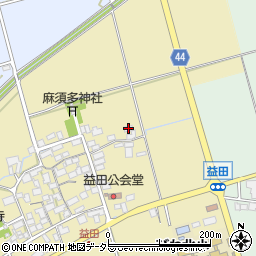 滋賀県長浜市益田町745周辺の地図