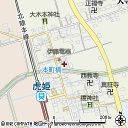 滋賀県長浜市大寺町656周辺の地図