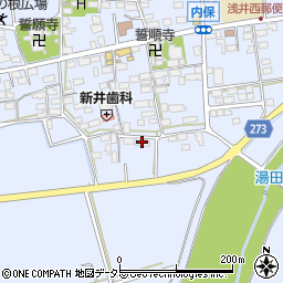 滋賀県長浜市内保町1425周辺の地図