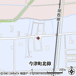 滋賀県高島市今津町北仰418-21周辺の地図