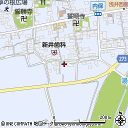 滋賀県長浜市内保町1429周辺の地図