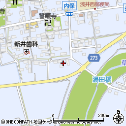 滋賀県長浜市内保町1101周辺の地図