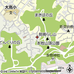 神奈川県横浜市中区本牧満坂37周辺の地図