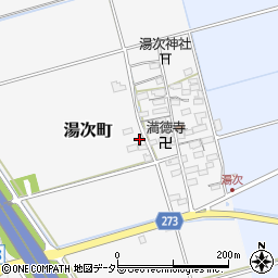 滋賀県長浜市湯次町224周辺の地図
