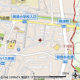 神奈川県横浜市泉区岡津町164周辺の地図