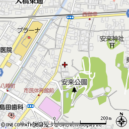 島根県安来市安来町1367周辺の地図