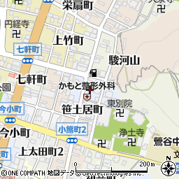 達磨大師堂周辺の地図