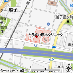 東名厚木病院周辺の地図