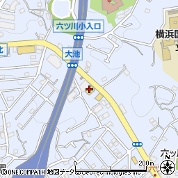 バーミヤン 六ツ川店周辺の地図