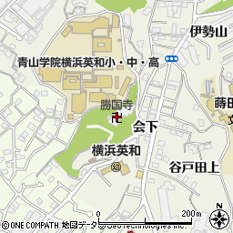 勝國寺周辺の地図