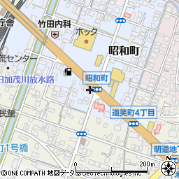 トライプラス　昭和町周辺の地図