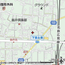 岐阜県可児市下恵土1123周辺の地図
