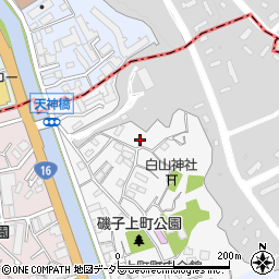 神奈川県横浜市磯子区上町周辺の地図