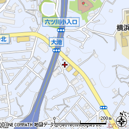 ハックドラッグ六ッ川店周辺の地図