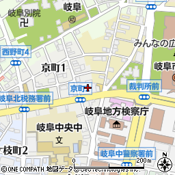 日本放送協会岐阜放送局周辺の地図