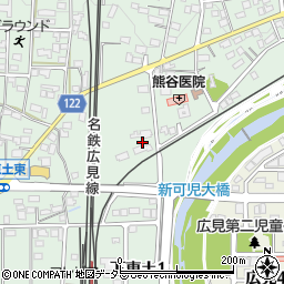 岐阜県可児市下恵土262周辺の地図