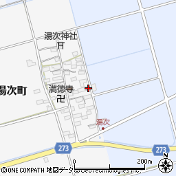滋賀県長浜市湯次町72周辺の地図