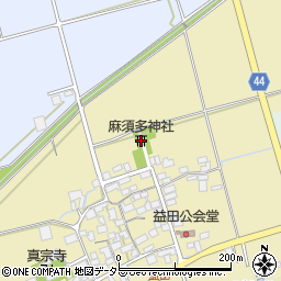 麻須多神社周辺の地図